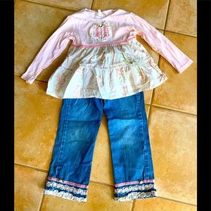 Cach Cach 4T girls jeans/too